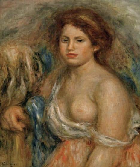 Porträt im Halbprofil – Pierre-Auguste Renoir Pierre-Auguste Renoir 70x85