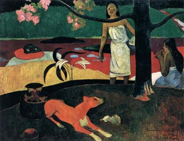 Das tahitianische Hirtenlied – Paul Gauguin Paul Gauguin 85x75