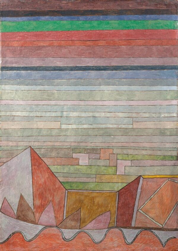 Blick auf das fruchtbare Land – Paul Klee Paul Klee 70x105