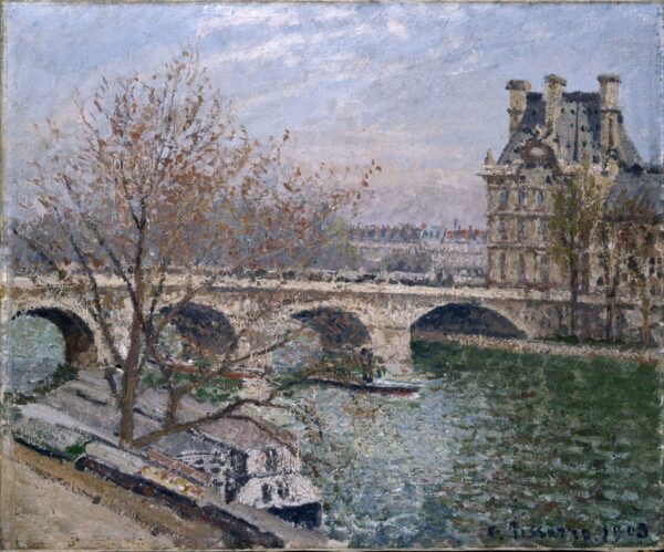 Die Pont-Royal und der Pavillon de Flore – Camille Pissarro Camille Pissarro 85x75