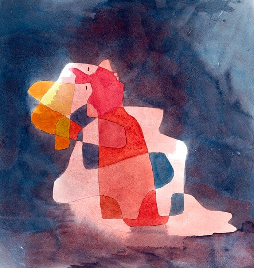 Frau, die sich nach hinten lehnt – Paul Klee Paul Klee 70x70