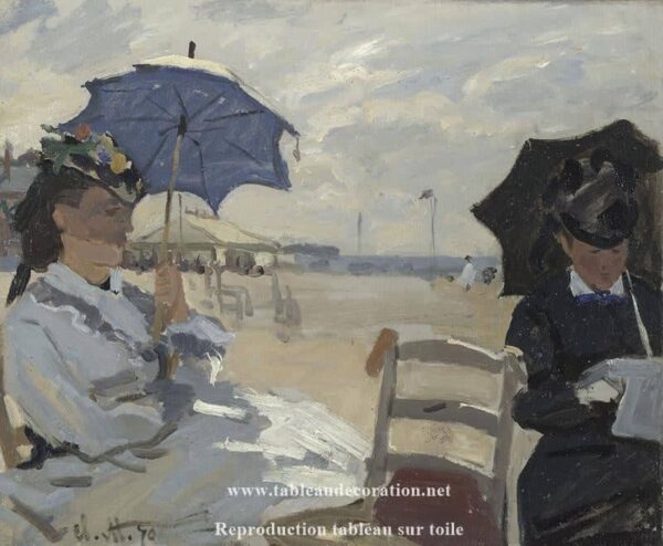 Der Strand von Trouville – Claude Monet Claude Monet 85x75