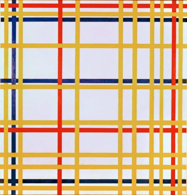 Stadt New York – Mondrian Piet Mondrian 70x70