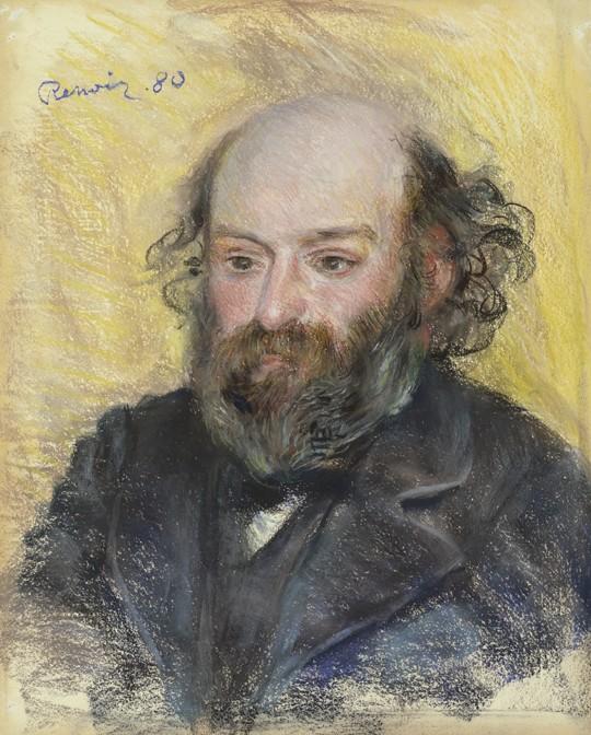 Porträt von Paul Cézanne (1839-1906) – Pierre-Auguste Renoir Pierre-Auguste Renoir 70x85