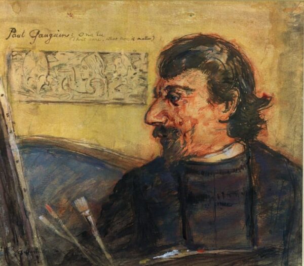 Porträt von Paul Gauguin – Paul Gauguin Paul Gauguin 70x70