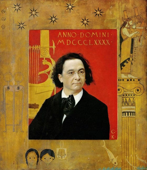 Porträt von Joseph Pembaur, dem Pianisten und Komponisten – Gustav Klimt Gustav Klimt 70x85