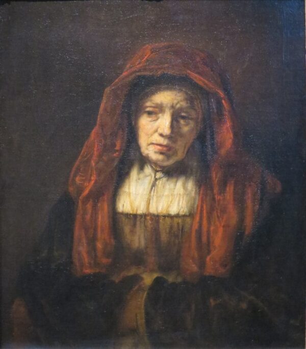 Porträt einer alten Frau – Rembrandt van Rijn Rembrandt van Rijn 70x70