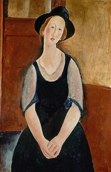 Porträt von Thora Klinchlowstrom – Amedeo Modigliani Amedeo Modigliani 70x105