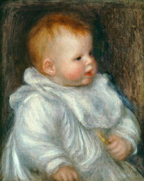 Porträt von Coco auf blauem Hintergrund – Pierre-Auguste Renoir Pierre-Auguste Renoir 70x85