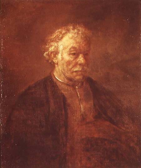 Porträt einer alten Person – Rembrandt van Rijn Rembrandt van Rijn 70x85