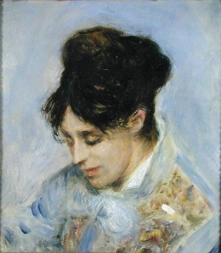 Porträt von Madame Claude Monet – Pierre-Auguste Renoir Pierre-Auguste Renoir 70x85