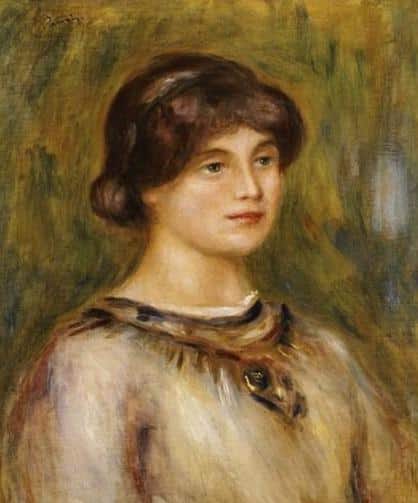 Porträt von Marie Lestringuez – Pierre-Auguste Renoir Pierre-Auguste Renoir 70x85