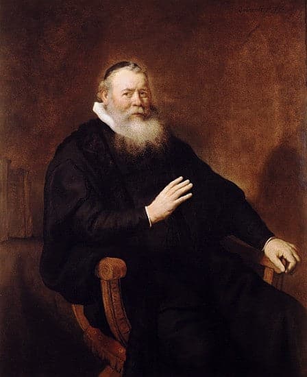 Porträt des Pastors Eleazer Swalmius, 1637 – Rembrandt van Rijn Rembrandt van Rijn 70x85