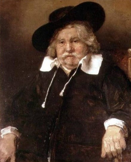 Porträt eines alten Mannes – Rembrandt van Rijn Rembrandt van Rijn 70x85