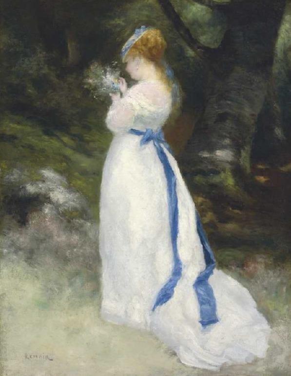 Porträt von Lise (Lise mit einem Strauß wilder Blumen) – Pierre-Auguste Renoir Pierre-Auguste Renoir 70x85