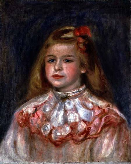 Porträt eines jungen Mädchens – Pierre-Auguste Renoir Pierre-Auguste Renoir 70x85