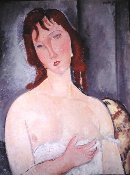 Porträt einer jungen Frau (1916) – Amadeo Modigliani 70x105