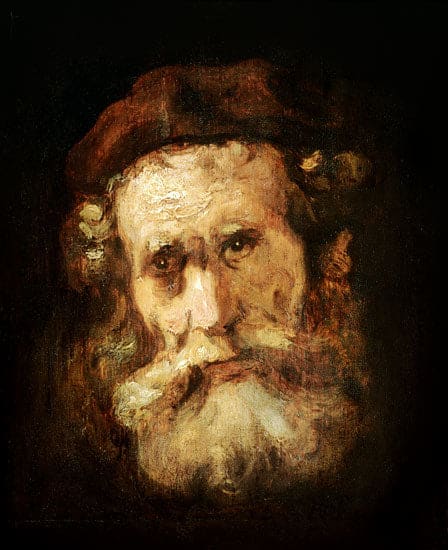 Ein Rabbi – Rembrandt van Rijn Rembrandt van Rijn 70x85