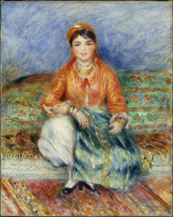 Junge algerische Frau – Pierre-Auguste Renoir Pierre-Auguste Renoir 70x85