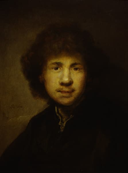 Selbstporträt 1630 – Rembrandt van Rijn Rembrandt van Rijn 70x85