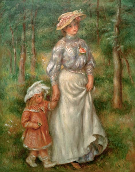 Der Spaziergang von Pierre – Auguste Renoir Pierre-Auguste Renoir 70x85