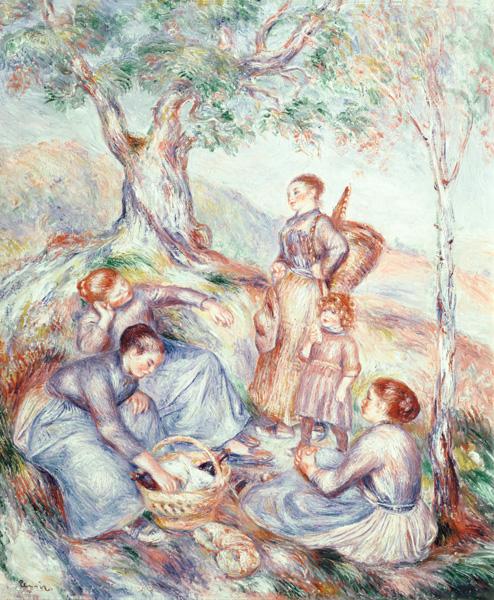 Pause während der Erntearbeit – Pierre-Auguste Renoir Pierre-Auguste Renoir 70x85