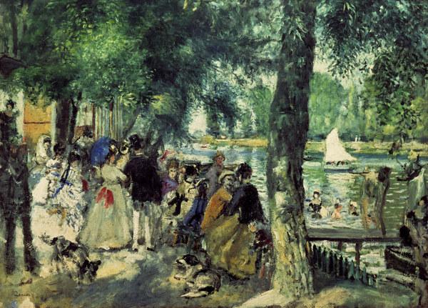 Baden in der Seine 1869 – Pierre-Auguste Renoir Pierre-Auguste Renoir 105x70