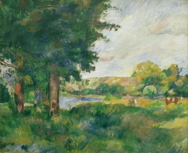 Landschaft der Île de France um 1885 – Pierre-Auguste Renoir Pierre-Auguste Renoir 85x75