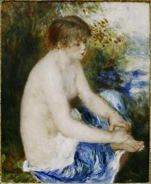 Kleines blaues Nacktes 1878 – Pierre-Auguste Renoir Pierre-Auguste Renoir 70x85