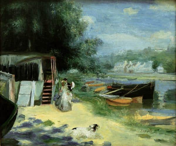 Der Badeort 1871 – Pierre-Auguste Renoir Pierre-Auguste Renoir 85x75