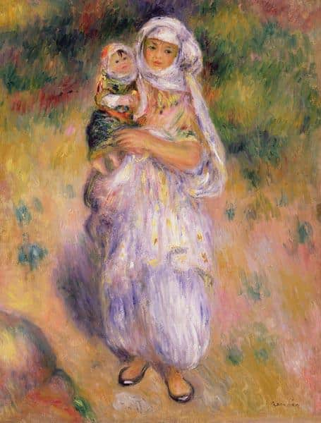 Frau und algerisches Kind – Pierre-Auguste Renoir Pierre-Auguste Renoir 70x85