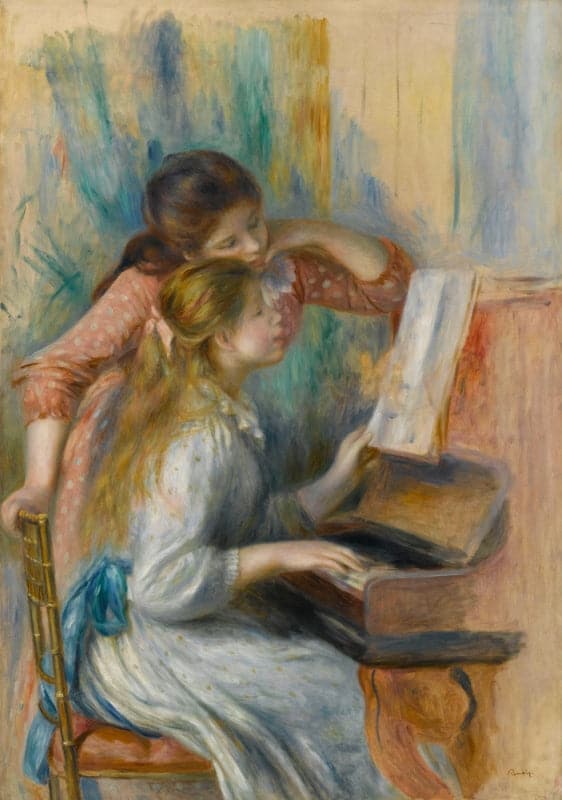 Mädchen am Klavier – Pierre-Auguste Renoir Pierre-Auguste Renoir 70x105