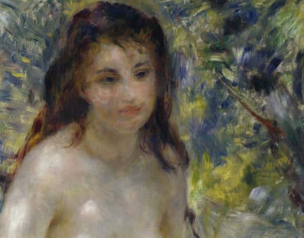 Torse einer Frau in der Sonne (Detail) – Pierre-Auguste Renoir Pierre-Auguste Renoir 85x75