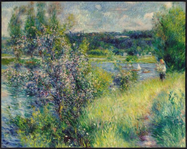 Die Seine in Chatou – Pierre-Auguste Renoir Pierre-Auguste Renoir 85x75