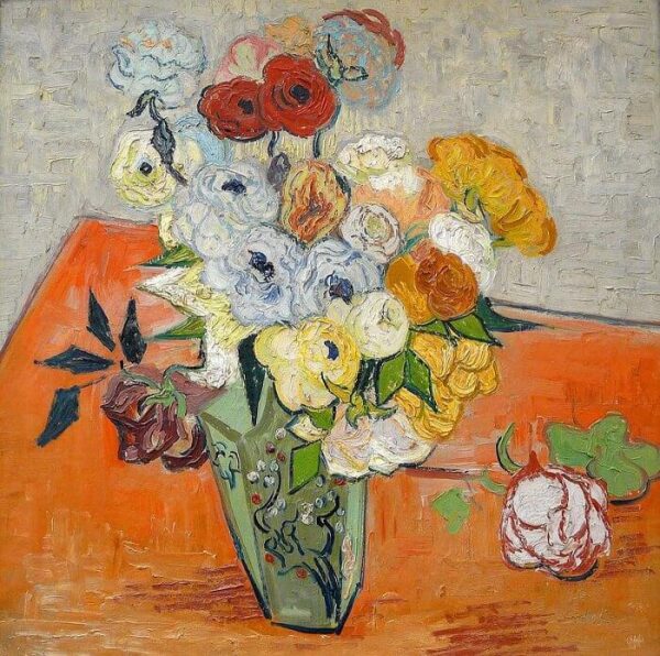 Rosen und Anemonen – Van Gogh Vincent Van Gogh 70x70