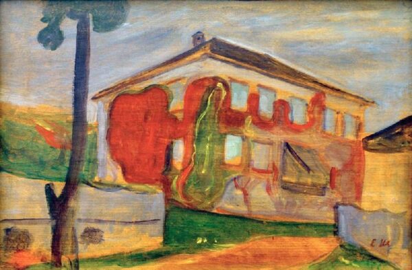 Wilde rote Rebe von Edvard Munch Edvard Munch 105x70