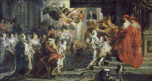 Krönung von Maria de‘ Medici am 13. Mai 1610 – Peter Paul Rubens Peter Paul Rubens 140x70