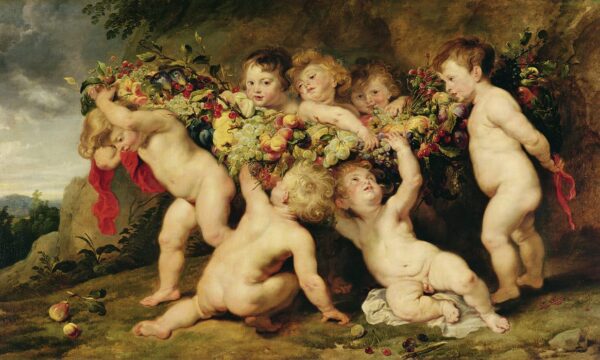 Der Früchtekranz (effilocher Snyders) – Peter Paul Rubens Peter Paul Rubens 120x70