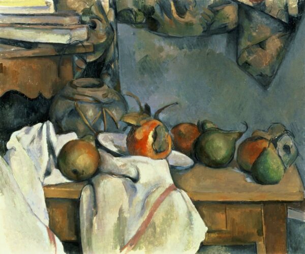 Stillleben mit einem Ingwertopf – Paul Cézanne Paul Cézanne 85x75