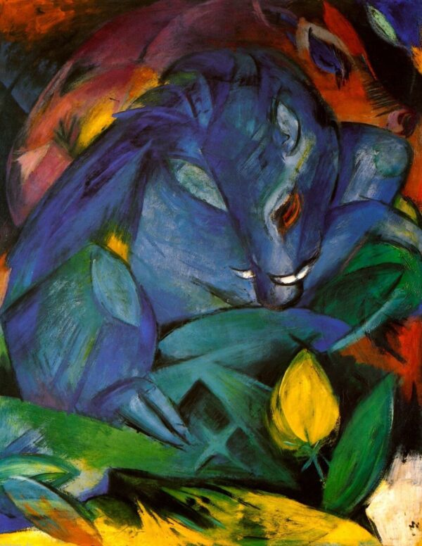 Wilde Schweine und Sau – Franz Marc Franz Marc 70x85