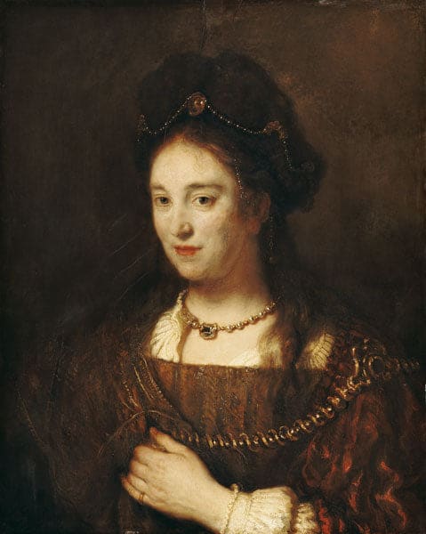 Rembrandt Frau Saskia – Rembrandt van Rijn Rembrandt van Rijn 70x85