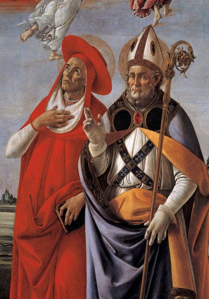 Heilige Hieronymus und Heiliger Eligius – Sandro Botticelli Sandro Botticelli 70x105