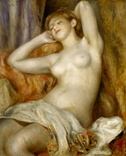 Die schlafende Badende (die Schlafende) – Pierre-Auguste Renoir Pierre-Auguste Renoir 70x85