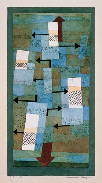 Das schwankende Gleichgewicht – Paul Klee Paul Klee 70x120