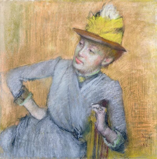 Die sitzende Frau – Edgar Degas Edgar Degas 70x70