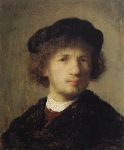 Porträt – Rembrandt van Rijn Rembrandt van Rijn 70x85