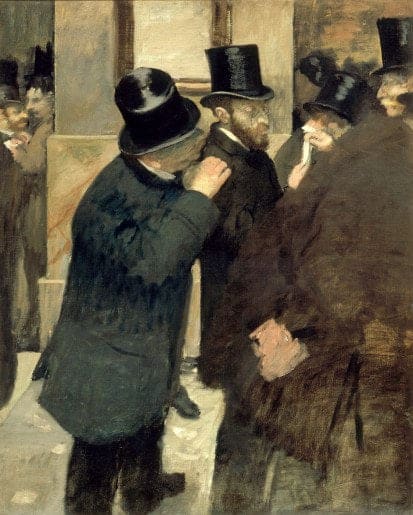 Porträts an der Börse – Edgar Degas Edgar Degas 70x85