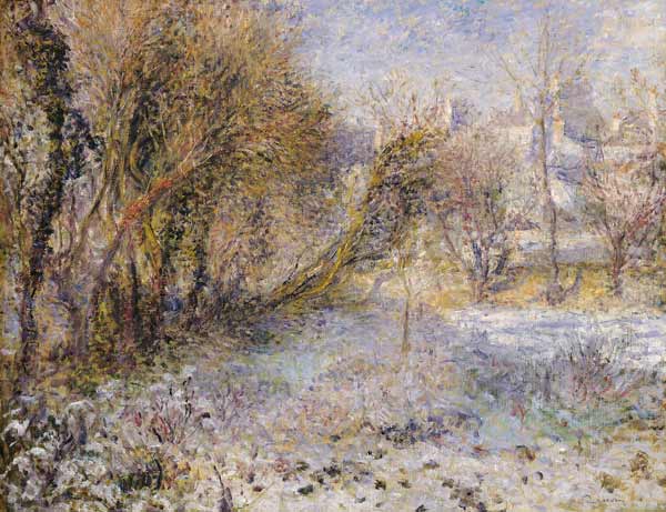 Schneebedeckte Landschaft – Pierre-Auguste Renoir Pierre-Auguste Renoir 85x75