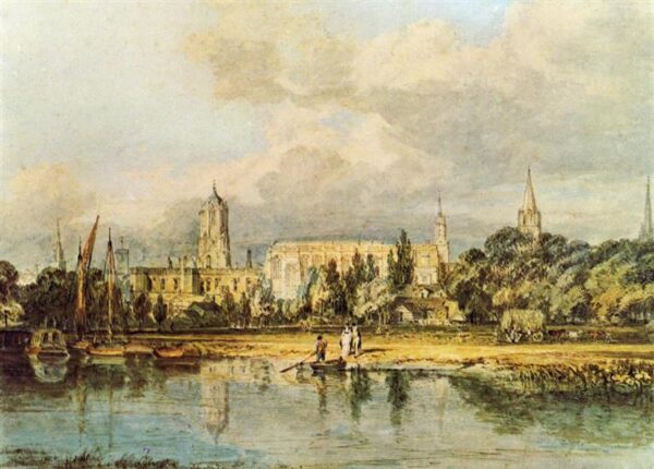 Die Kirche von Chrétien, gesehen von den Wiesen – William Turner J.M.W. Turner 105x70