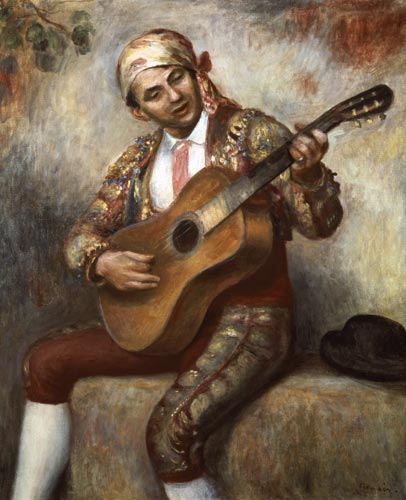 Der spanische Gitarrist – Pierre-Auguste Renoir Pierre-Auguste Renoir 70x85